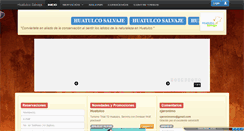 Desktop Screenshot of huatulcosalvaje.com
